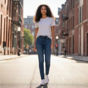 J BRAND EUC Blue Skinny Leg Stormy Jeans Sz. 28